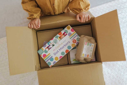 My Creative Box Marqueurs à points + Lot de 8 - Jeu éducatif pour enfant