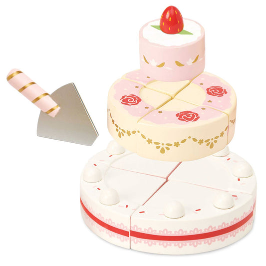 Gâteau de mariage aux fraises - Jeu sensoriel enfant