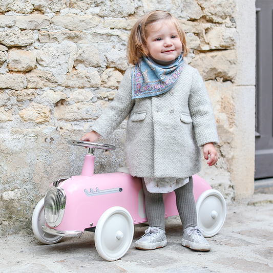 Porteur Enfant Rose Pale - Collection Roadsters - Baghera