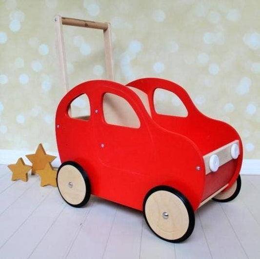 Voiture poussée artisanale pour tout-petits/Walker Red