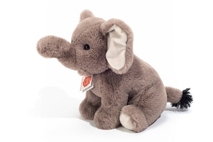 Éléphant assis 25 cm - peluche - peluche