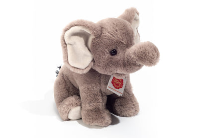 Éléphant assis 25 cm - peluche - peluche