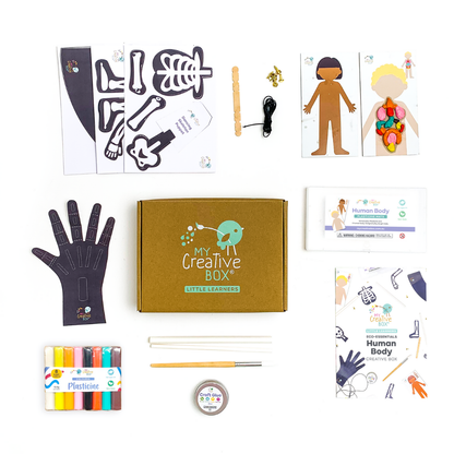 Mini kit créatif pour le corps humain - Jeu éducatif pour enfant