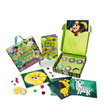 Boîte de bricolage sensorielle First Crafts Jungle Dough - Jeu éducatif pour enfant