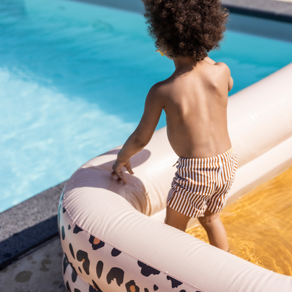 Piscine gonflable Imprimé Léopard Beige Swim Essentials - Jeu d'extérieure