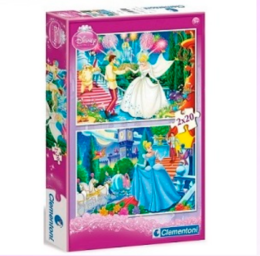 Puzzle Disney 2x20 - Cendrillon - comme Neuf