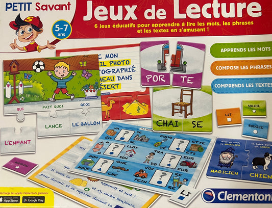 Jeux de lecture - comme neuf