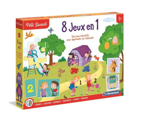 8 en 1 + Coffret complet d'activités  - Jeu Ludique et Enrichissant