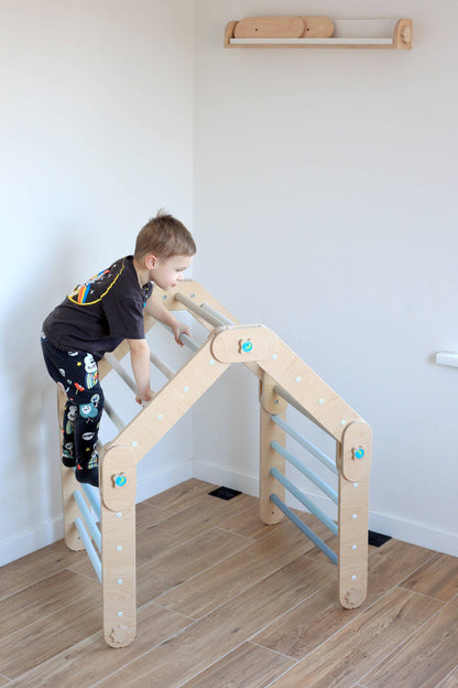 Support mural Happymoon®, transformez votre HM Climber en Stall Bar - Jeu de motricité enfant