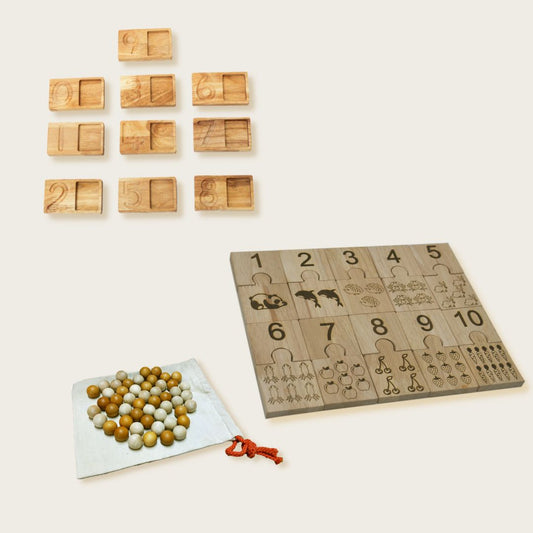 Puzzle numérique et kit de comptage