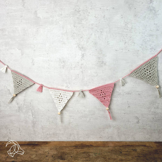 Kit de crochet à faire soi-même - Drapeau pour fille