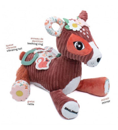 PELUCHE D'ACTIVITÉS MELIMELOS LE CERF