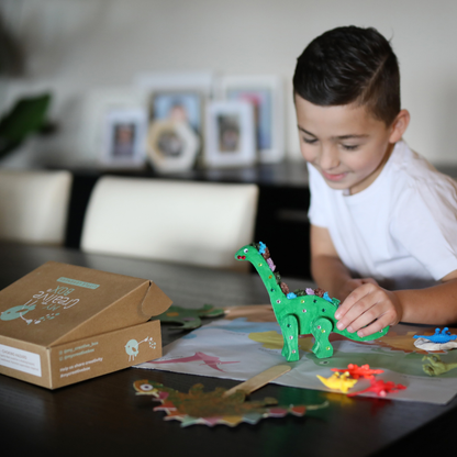 Mini kit créatif sur les dinosaures - Jeu éducatif pour enfant