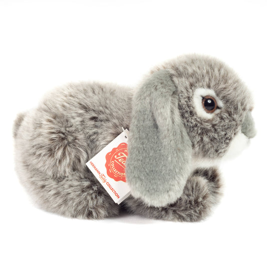 Lapin bélier gris 18 cm - peluche - peluche