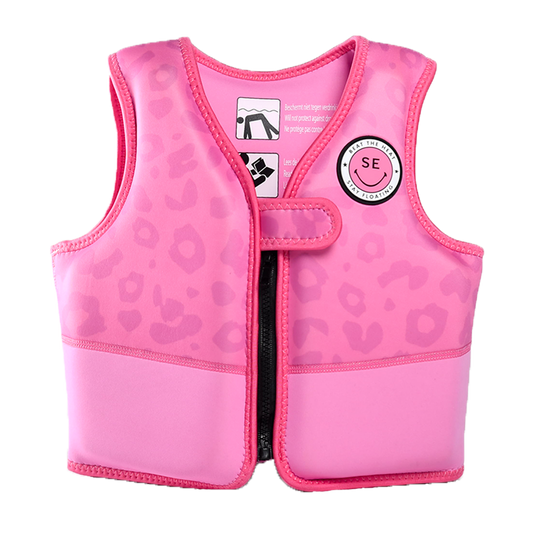 Gilet de Natation Swim Essentials Imprimé Panthère Rose - Accessoire de Natation ( 4 à 6 ans)