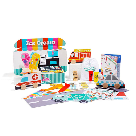 Boîte créative Mini Explorers Everyday Helpers - Jeu éducatif pour enfant