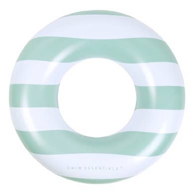 Bouée de Piscine Swim Essentials Vert-Blanc 90 cm - Jeu de Natation