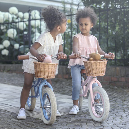 Draisienne Bleue pour enfant - Vélo sans pédales vintage