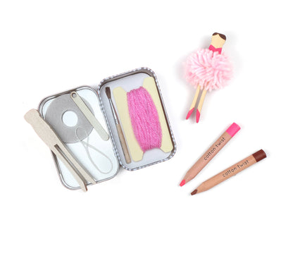 Trousse cadeau pour ballerines à pompons