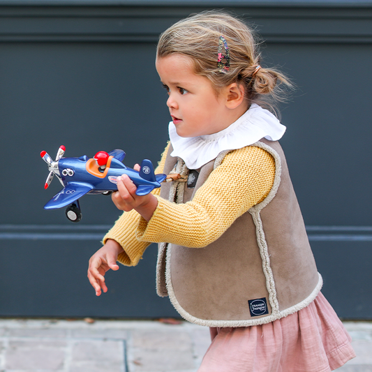 Petit Avion Jouet pour Enfant - Jet Plane Bleu - Baghera