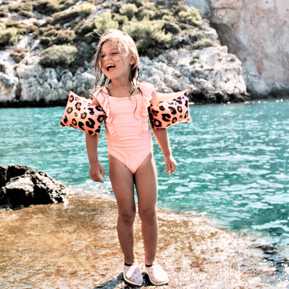 Brassards imprimé panthère rose Swim Essentials - Accessoire de Natation (2-6 ans)