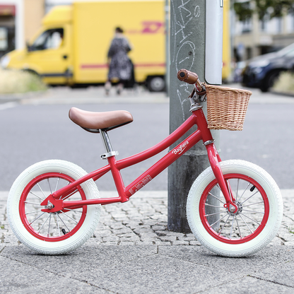 Draisienne pour Enfant Rouge - Vélo sans pédales vintage