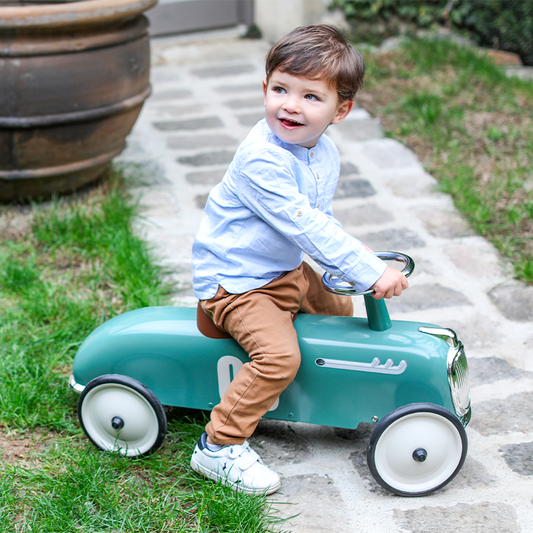 Porteur Enfant Vert Tendre - Collection Roadsters - Baghera