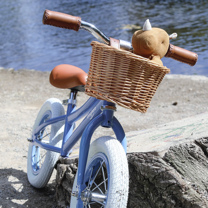 Draisienne Bleue pour enfant - Vélo sans pédales vintage