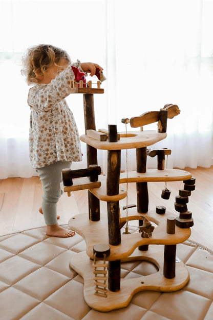 Set de jeu de cabane dans les arbres à trois niveaux