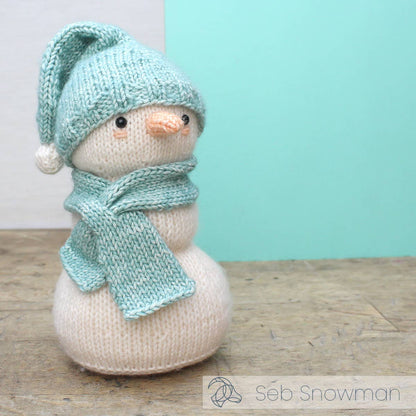 Kit de tricot DIY - Seb Snowman