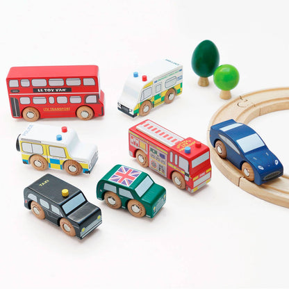 Set de voitures London - Jeu éducatif enfant ( 3 ans et + )