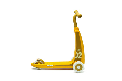 Trottinette Dino Jaune - Jeu de motricité pour enfant (2 à 6 ans)