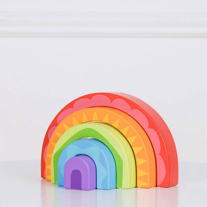 Jouet Rainbow Tunnel - Jeu Montessori enfant