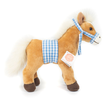 Cheval debout avec selle 23 cm - peluche - peluche