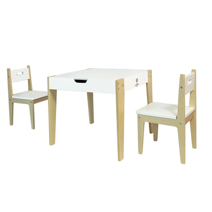 Table d'activités et de rangement FRODE avec chaises pour enfants