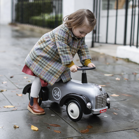 Porteur Enfant Gris Métallisé - Collection Speedsters - Baghera