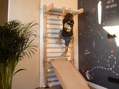 Support mural Happymoon®, transformez votre HM Climber en Stall Bar - Jeu de motricité enfant