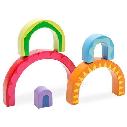 Jouet Rainbow Tunnel - Jeu Montessori enfant