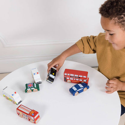 Set de voitures London - Jeu éducatif enfant ( 3 ans et + )