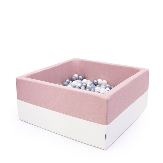 Ball-Pit Square Eco Rouge 90x90x40cm (+200 boules)