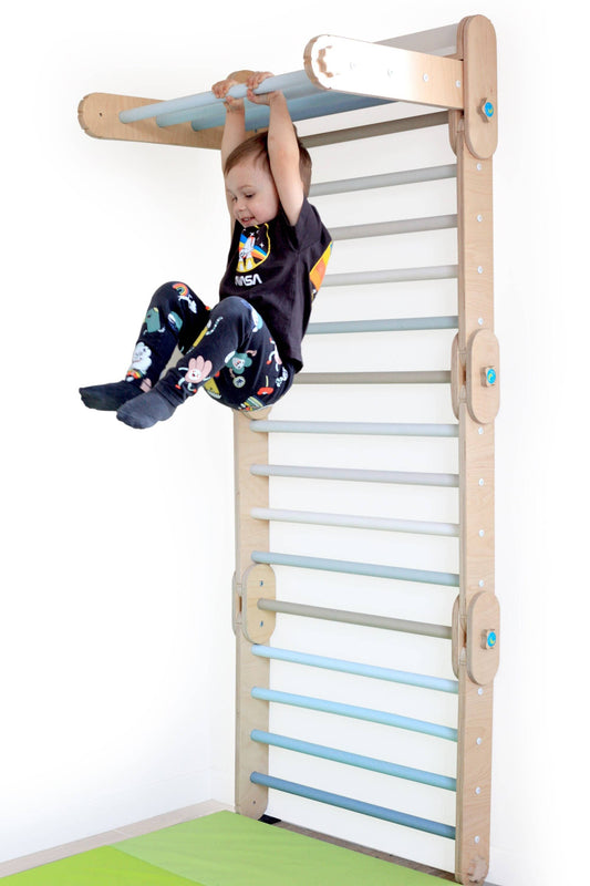 Support mural Happymoon®, transformez votre HM Climber en Stall Bar - Jeu de motricité enfant