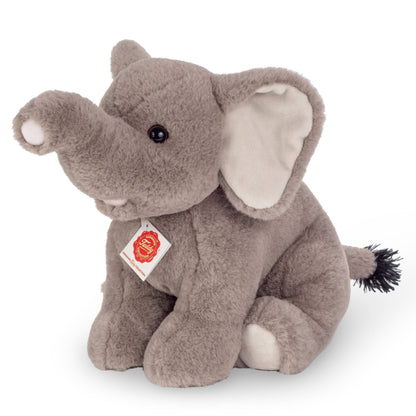 Eléphant assis 35 cm - peluche - peluche