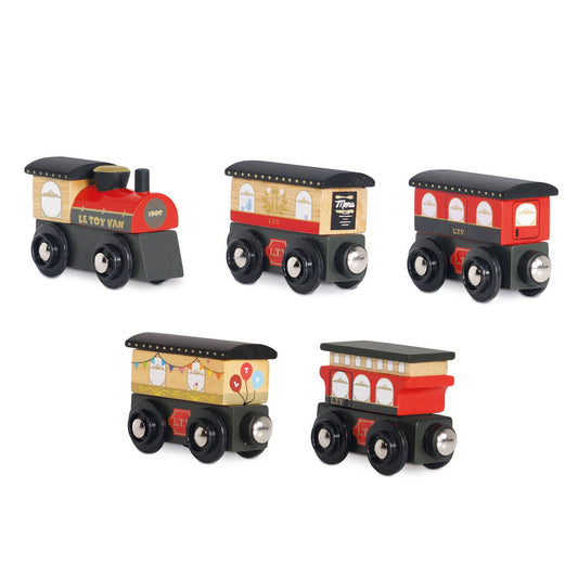 Train Royal Express - Rouge - Jeu éducatif enfant ( 3 ans et + )