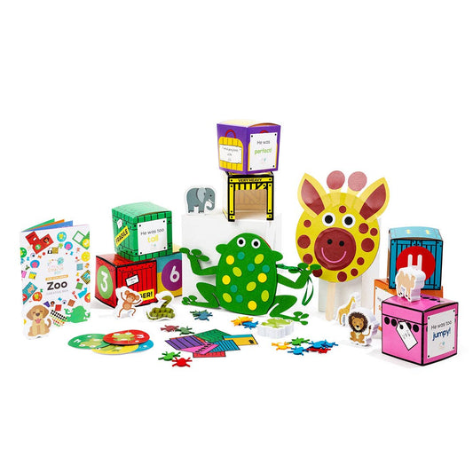 Boîte créative Mini Explorers Zoo - Jeu éducatif pour enfant