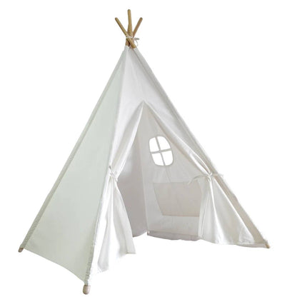 Tente de jeu tipi nordique pour enfants en toile 100 % coton