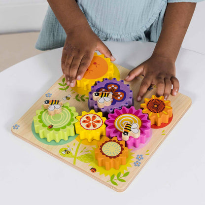 Jeu à crémaillère « Bee And Flowers » - Jeu éducatif enfant