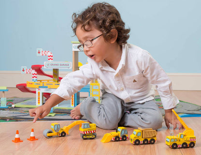 Véhicules de construction - Jeu éducatif enfant ( 3 ans et + )