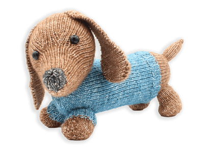 Kit à tricoter DIY - Ria Dachshund