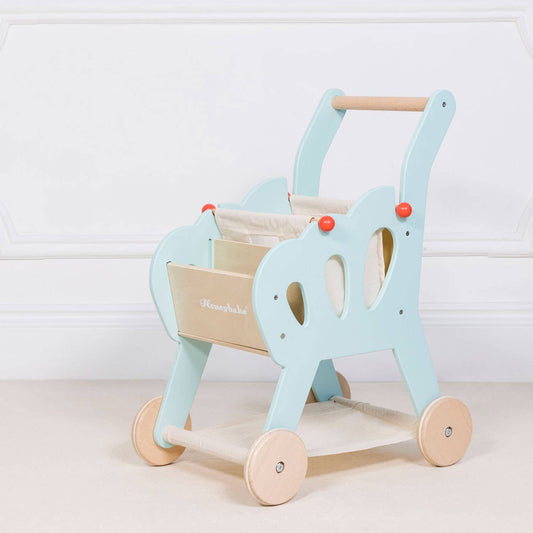 Chariot de courses (avec sac en tissu amovible) - Jeu Montessori enfant