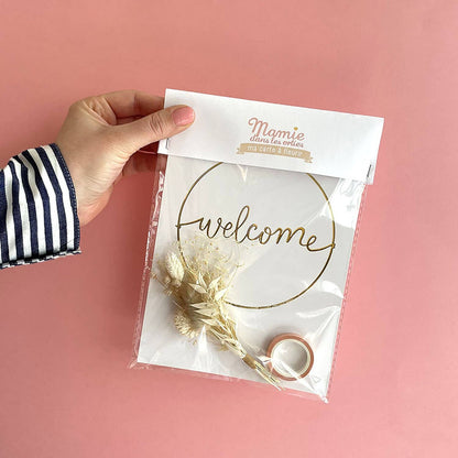 Kit Jolie Affichette Fleurie Welcome